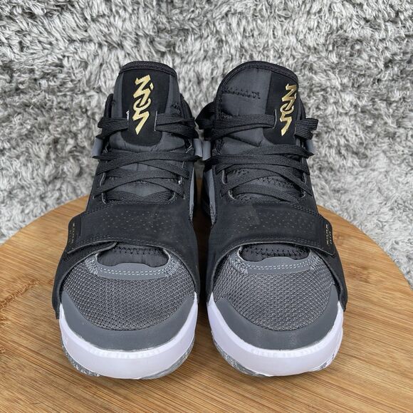 Jordan Zion 2 TB Basketball Shoes Sneakers Men's 6.5 Black Metallic Gold - Picture 7 of 9